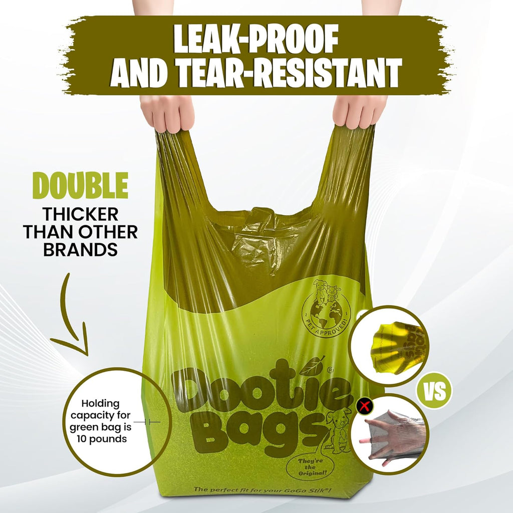 DootieMax™ XL Leakproof Poop Bags (EZ-Tie Handles)
