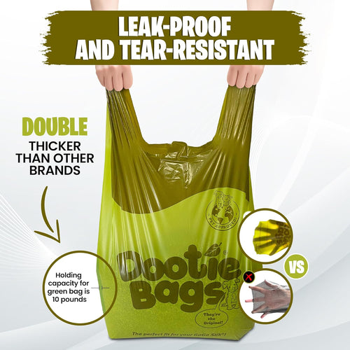 DootieMax™ XL Leakproof Poop Bags (EZ-Tie Handles)