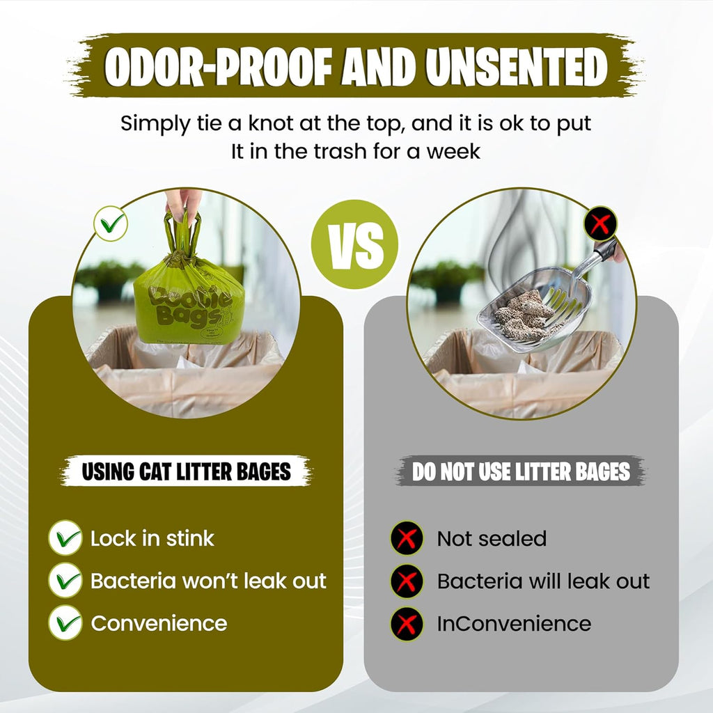 DootieMax™ XL Leakproof Poop Bags (EZ-Tie Handles)