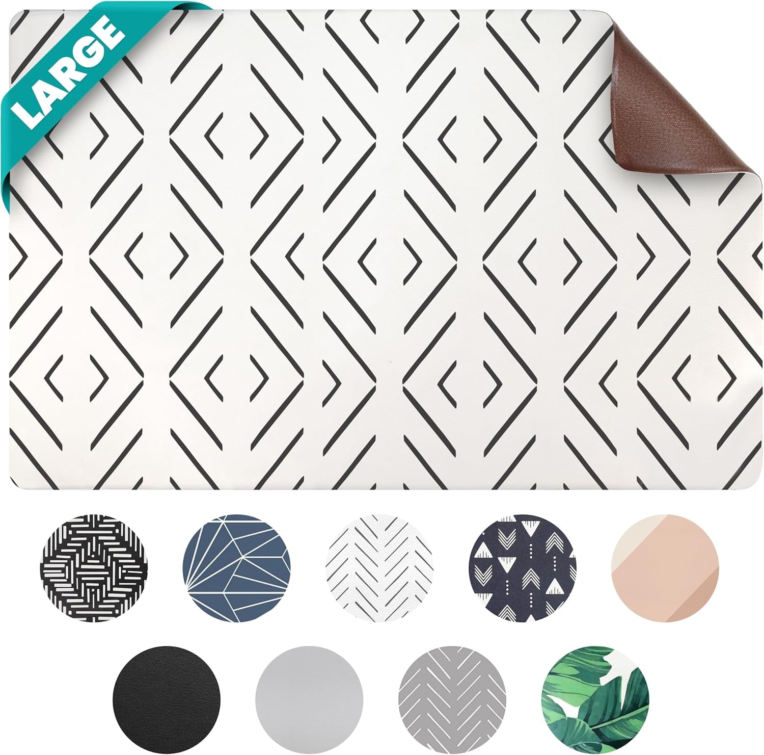 SpillSafe™ XL Pet Feeding Mat (Waterproof + Non-Slip)