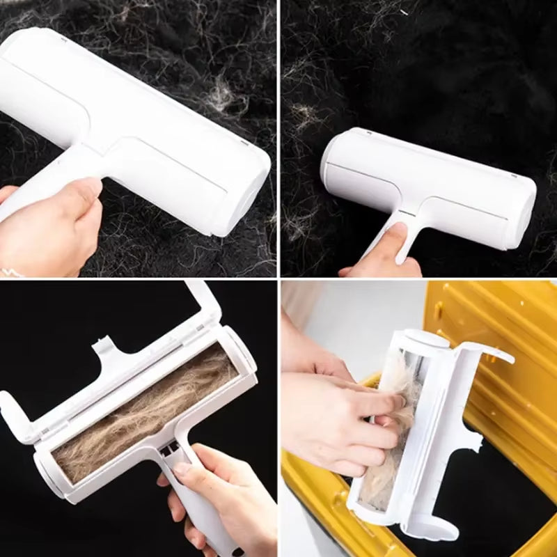 Instant Pet Hair Remover — Self-Cleaning Roller