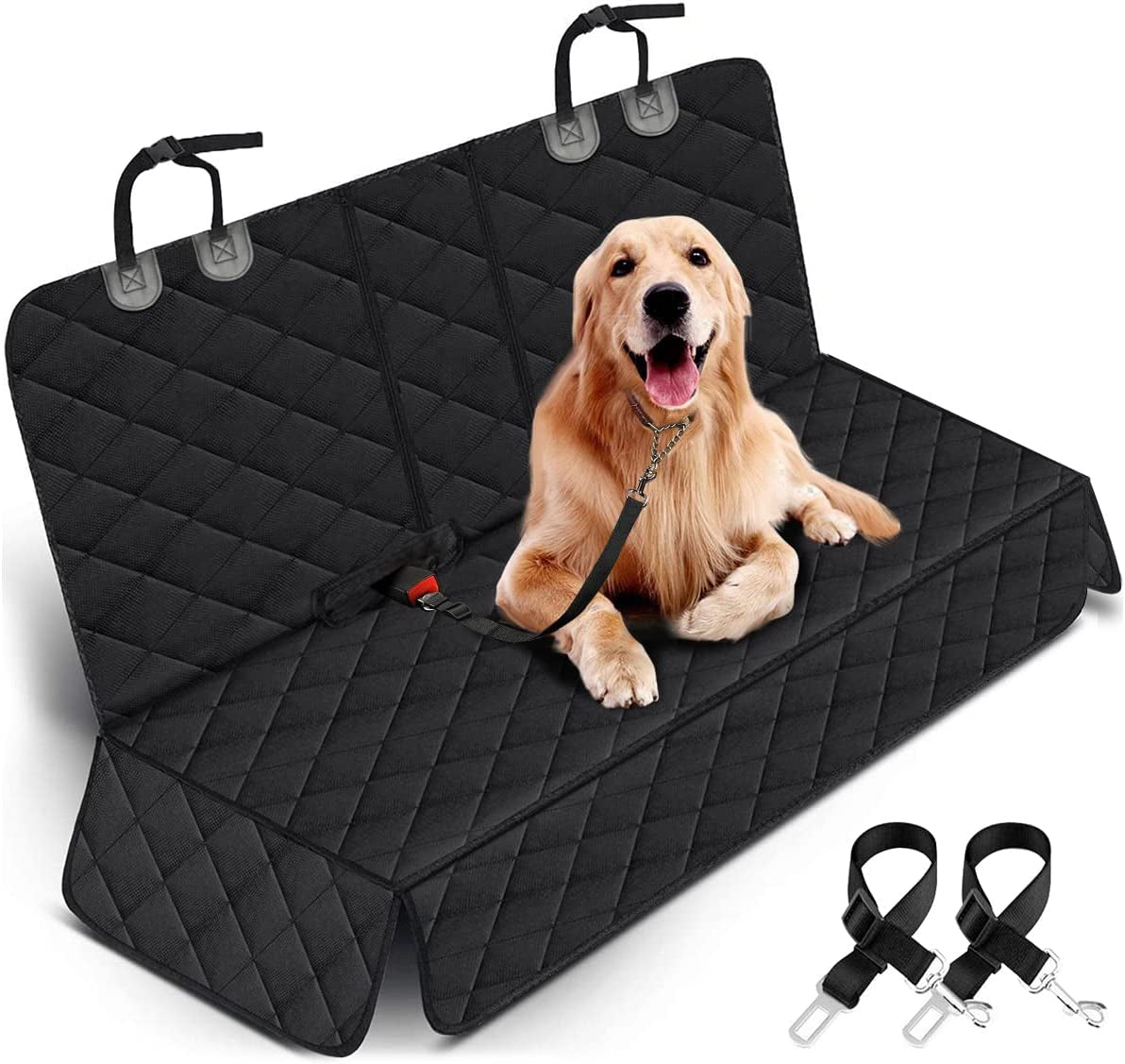 Waterproof Dog Back Seat Protector — Non-Slip Bench Cover
