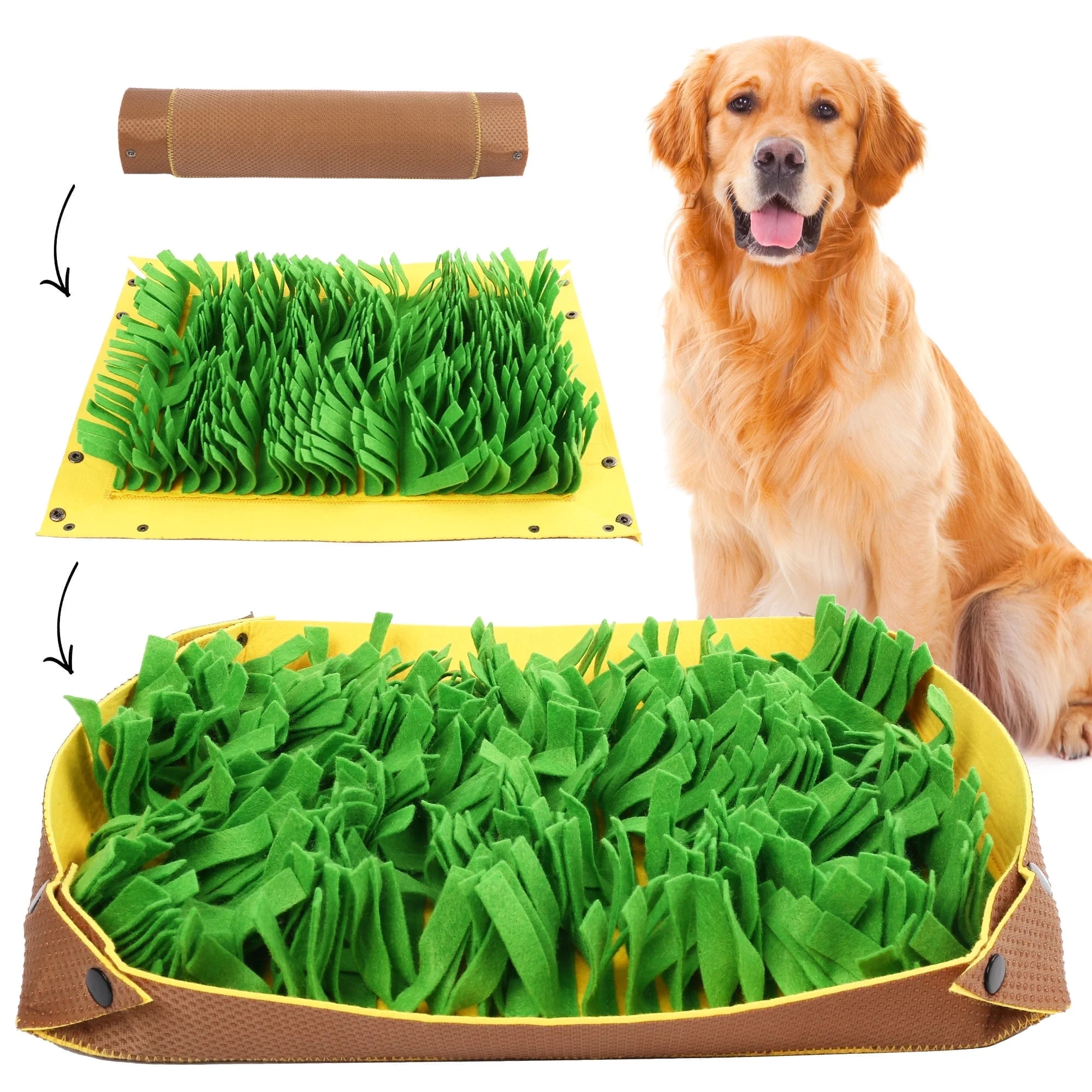 Snuffle Feeding Mat for Dogs — Nosework Enrichment (Washable)