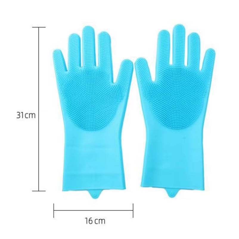 PetSpa Pro™ Deshedding & Bathing Gloves (Waterproof Silicone)