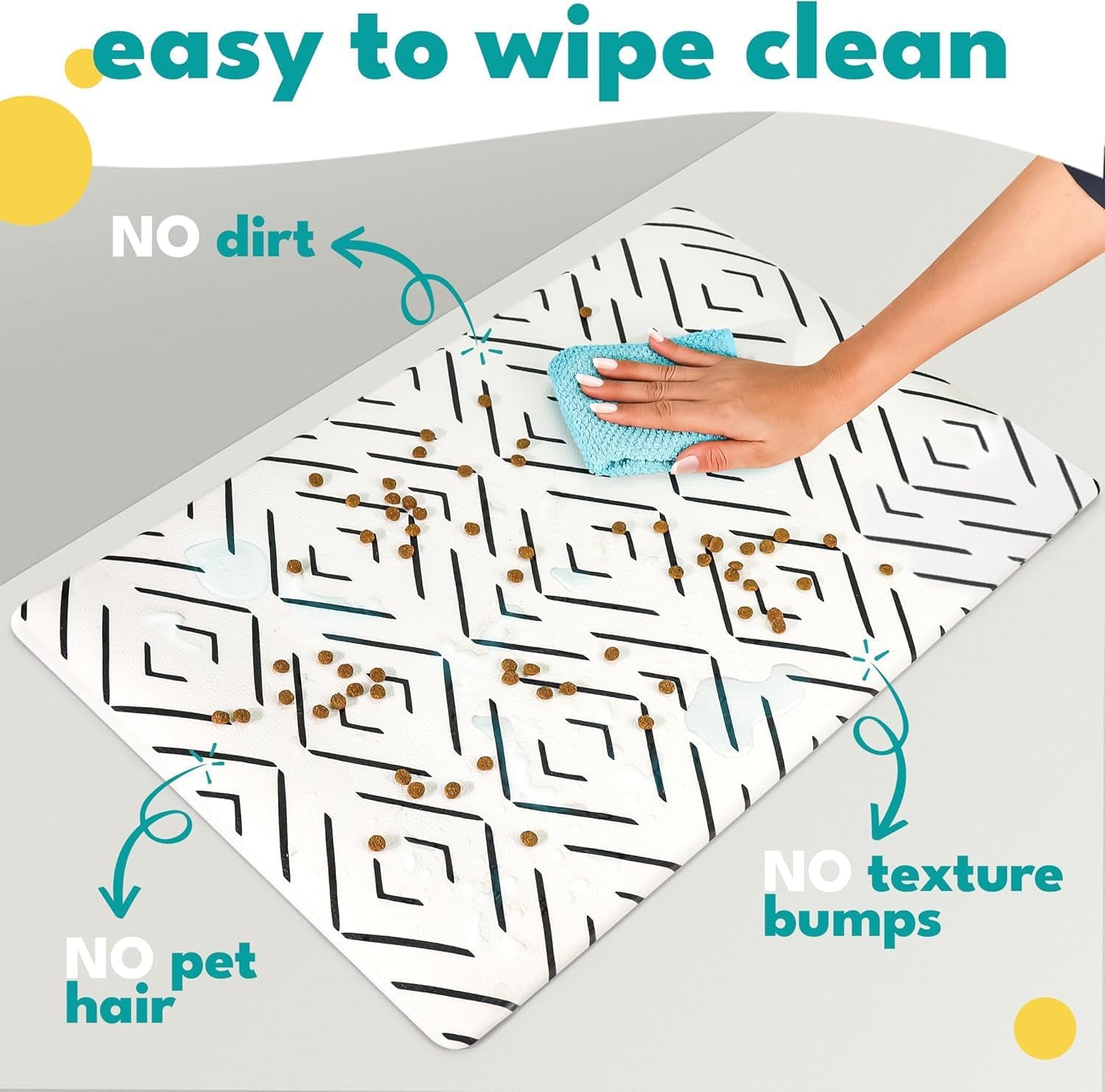 SpillSafe™ XL Pet Feeding Mat (Waterproof + Non-Slip)