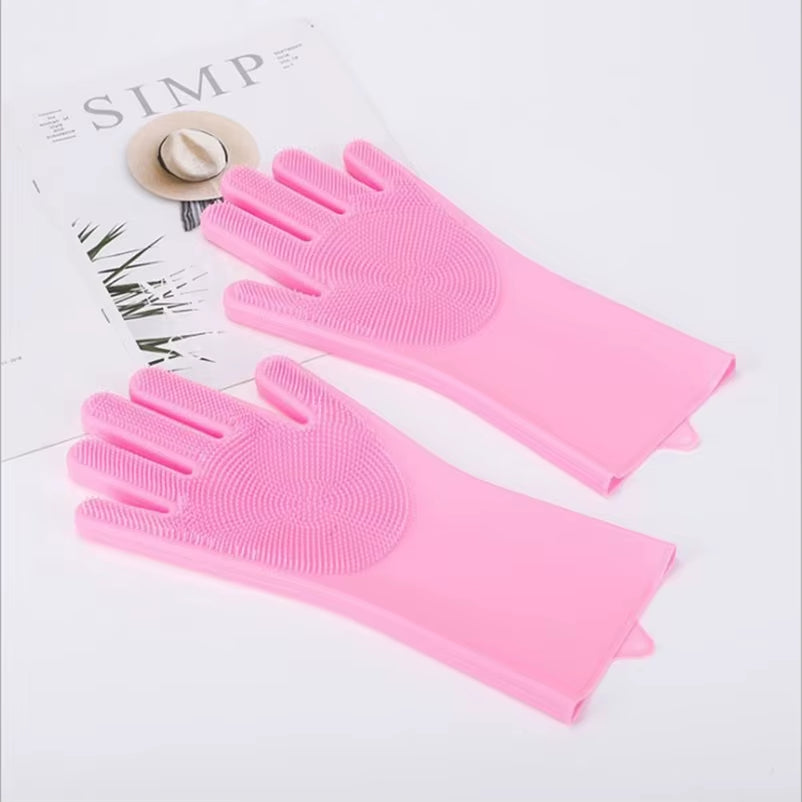 PetSpa Pro™ Deshedding & Bathing Gloves (Waterproof Silicone)