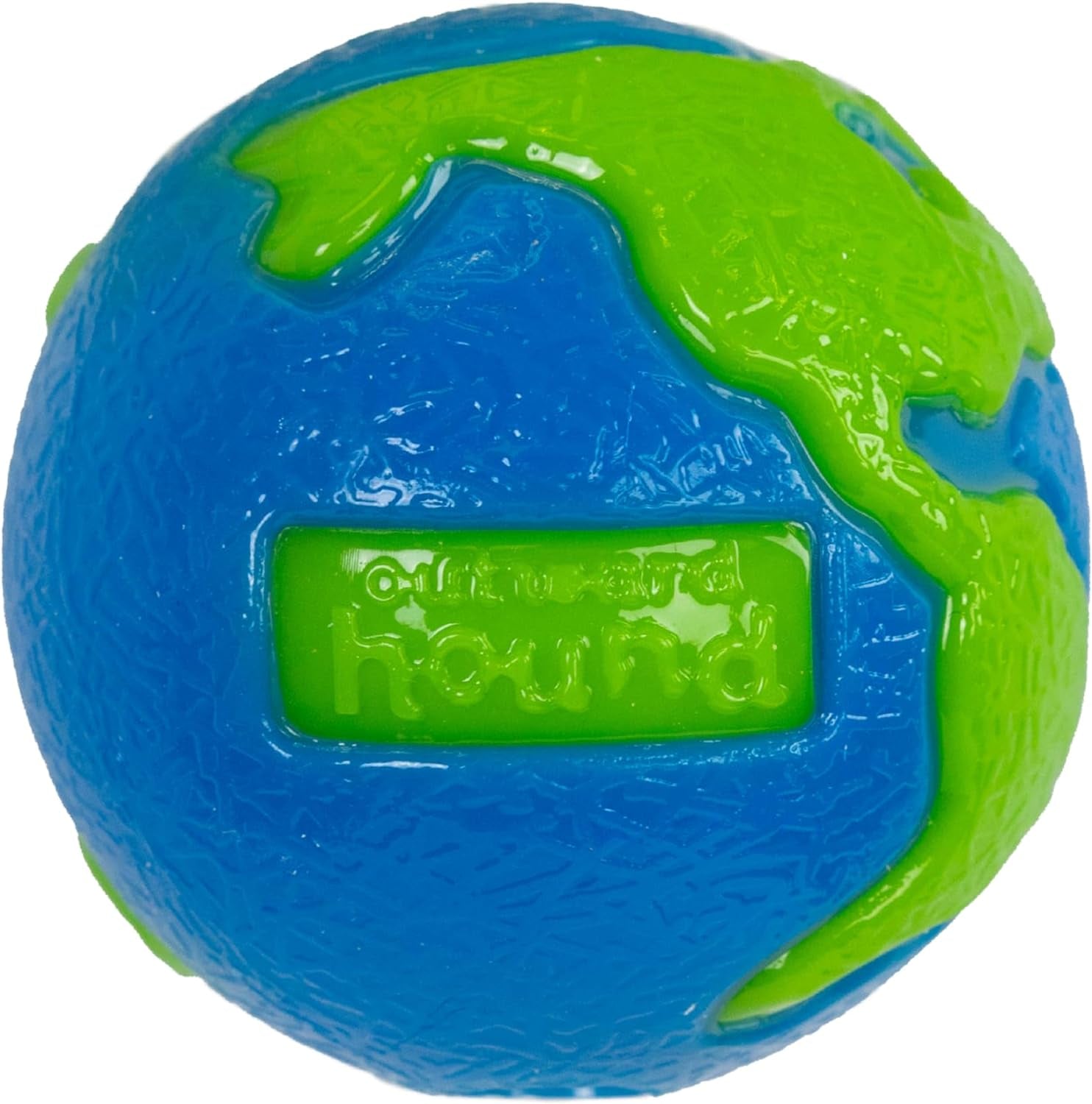 Planet Treat-Dispensing Dog Ball (Small) — Blue/Green